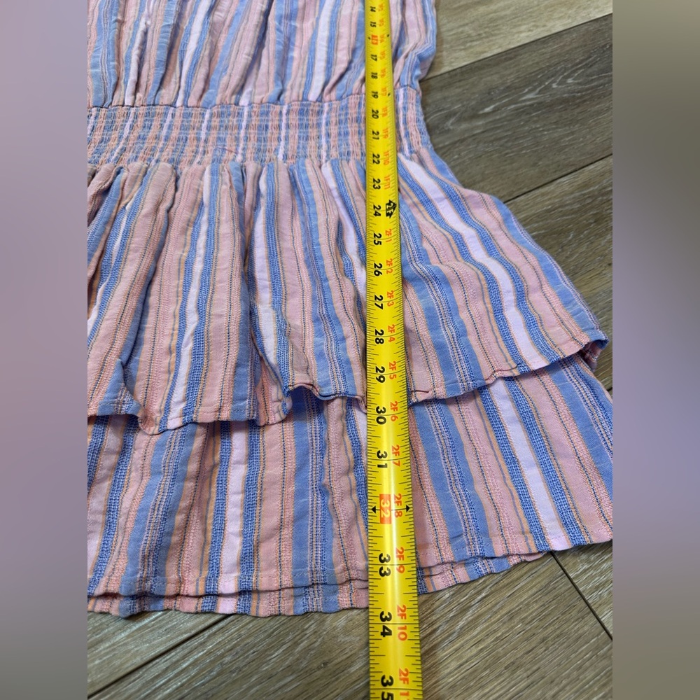 PAIGE Cristina Smocked Tiered Mini Dress - Picture 5 of 7